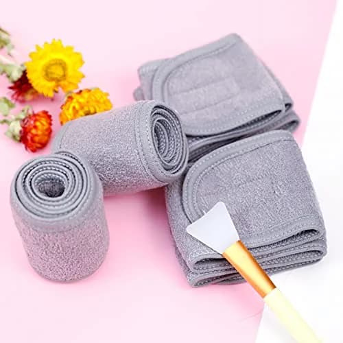 TDHDIKE Facial Spa Headbands 4 PCS | Adjustable Terry Cloth for Women Washing Face thumbnail 4