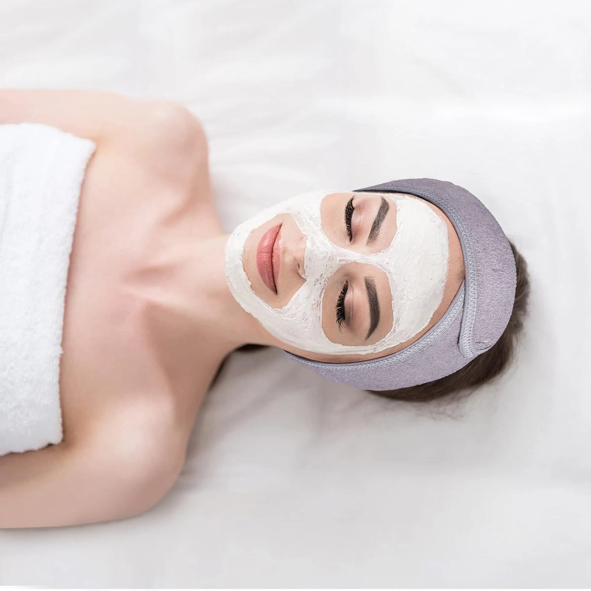 TDHDIKE Facial Spa Headbands 4 PCS | Adjustable Terry Cloth for Women Washing Face - view 5