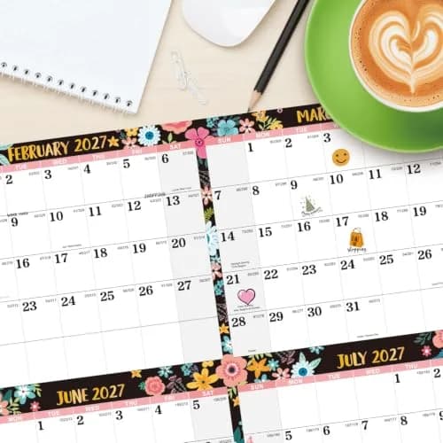 Lemome Home 2027 Dry Erase Calendar for Wall | Yearly Wall Calendar 34.6" x 22.9" thumbnail 4