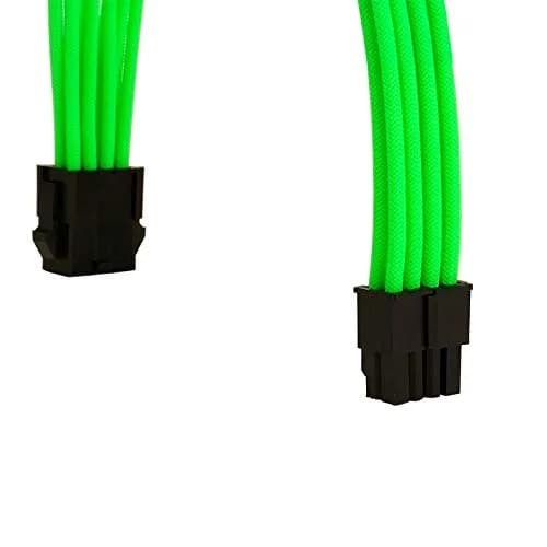 Formulamod Green Sleeve Extension Power Supply Cable Kit 30cm (11.8 inch) | 18AWG EPS 8-P+PCI-8-P with Cable Combs thumbnail 13