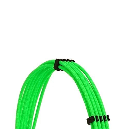 Formulamod Green Sleeve Extension Power Supply Cable Kit 30cm (11.8 inch) | 18AWG EPS 8-P+PCI-8-P with Cable Combs thumbnail 5