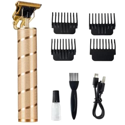 goldseaside Pro T Clippers, Electric Li Trimmers, Cordless Rechargeable, Professional Baldheaded Hair Clipper for Men (Gold) | Precise T-Blade thumbnail 1