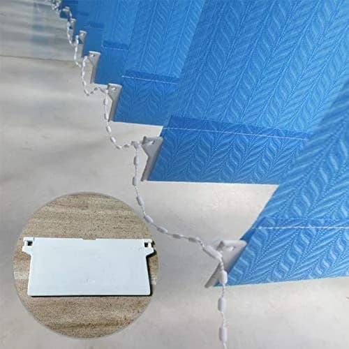 AXLIZER 10pcs Replacement Bottom Weights Slats for Vertical Blinds | Durable Plastic, Easy Install, Suitable for 89mm Width thumbnail 3