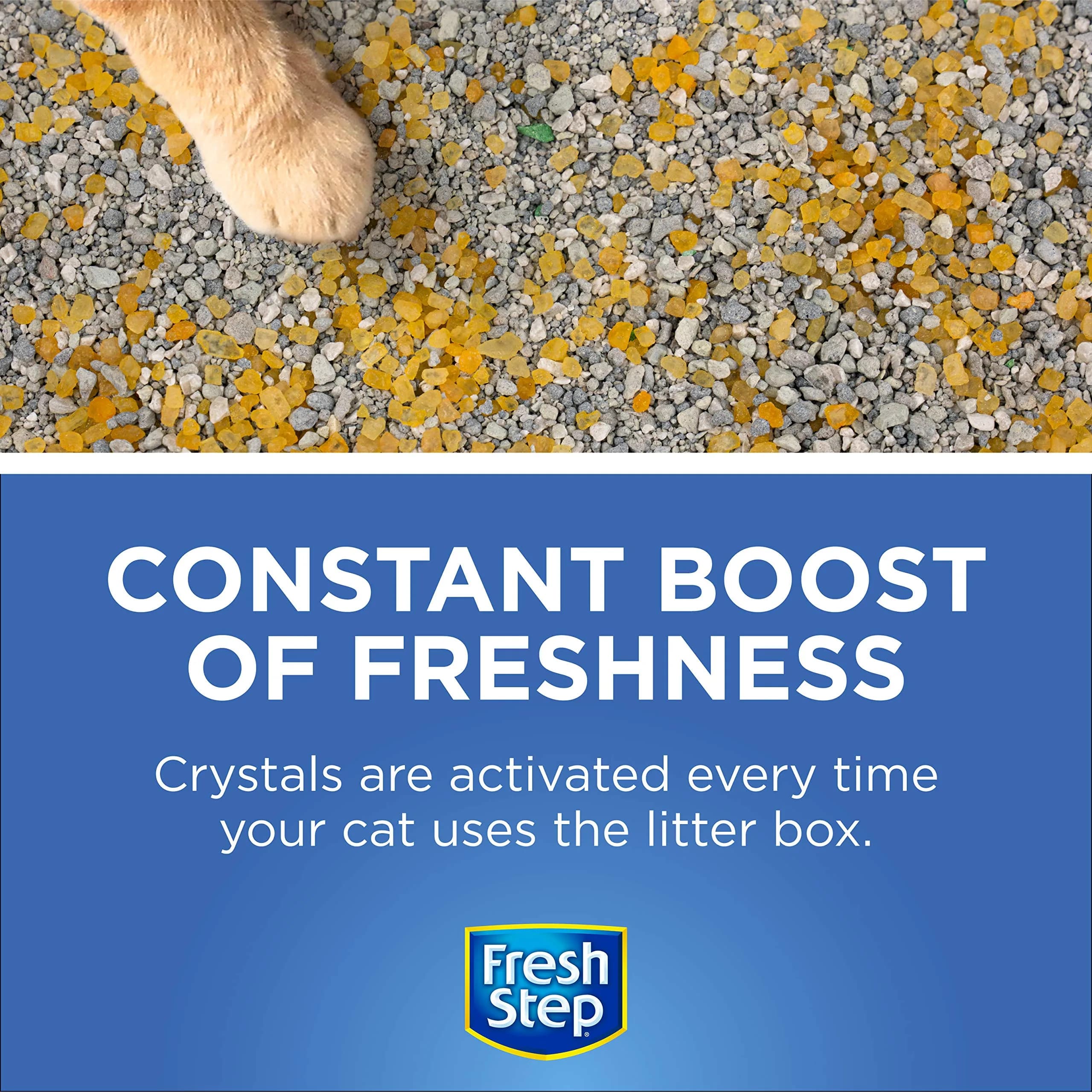Fresh Step Summer Breeze Scent Cat Litter Crystals Deodorizer, 70 Ounce - view 3