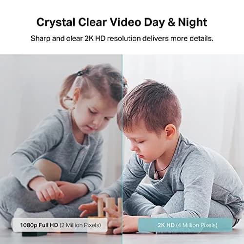 Kasa Smart KC410S 2K+ Indoor Pan/Tilt Wired Security Camera | 2K HD, Night Vision, 256GB Local Storage thumbnail 4