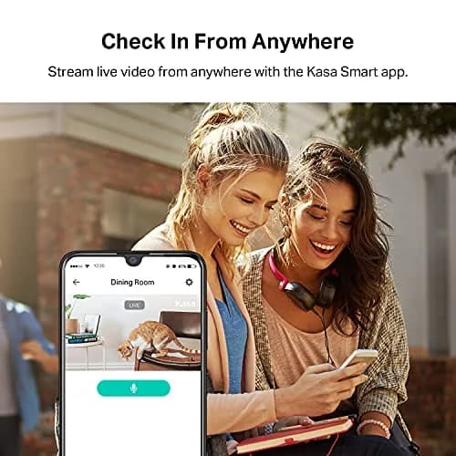 Kasa Smart KC410S 2K+ Indoor Pan/Tilt Wired Security Camera | 2K HD, Night Vision, 256GB Local Storage thumbnail 5