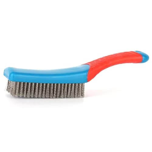 Regpre Steel Wire Brush for Rust Removal | Durable 8x20 Stainless Steel Bristles (16cm x 7.5cm) thumbnail 1