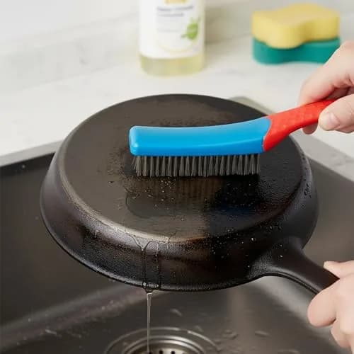 Regpre Steel Wire Brush for Rust Removal | Durable 8x20 Stainless Steel Bristles (16cm x 7.5cm) thumbnail 4