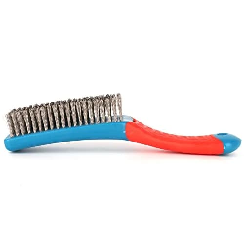 Regpre Steel Wire Brush for Rust Removal | Durable 8x20 Stainless Steel Bristles (16cm x 7.5cm) thumbnail 2