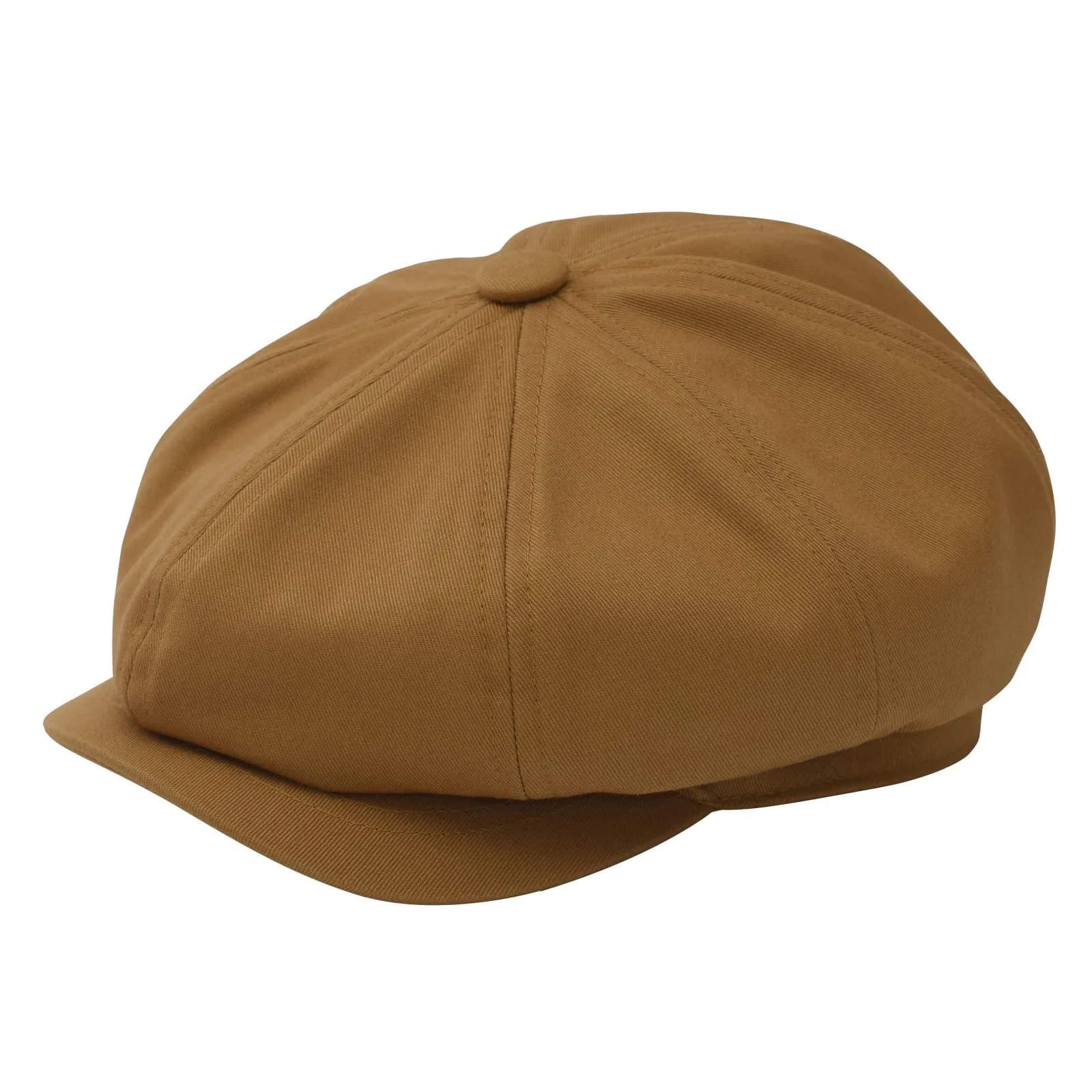BOTVELA Men's 100% Cotton Newsboy Cap - Brown, 7 3/8 (23.2 inches) - view 4