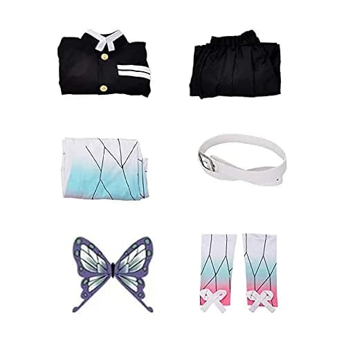 Todoroki Shoto Anime Womens Cosplay Costumes Kochou Suit Full Set Halloween Party Outfit (Purple, S) | Authentic US Import thumbnail 4