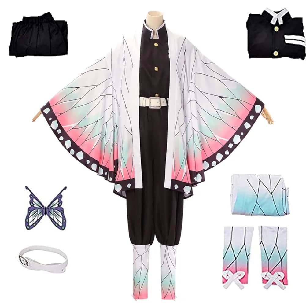 Todoroki Shoto Anime Womens Cosplay Costumes Kochou Suit Full Set Halloween Party Outfit (Purple, XL) | Authentic Anime Cosplay