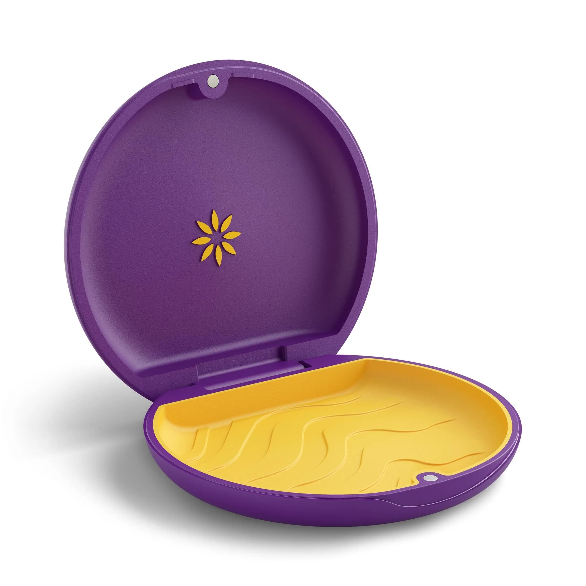 INVISALIGN Purple Aligner and Retainer Case with Magnetic Closure - view 4