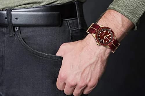 Rado Captain Cook Automatic Bronze Fabric Bracelet | Swiss Automatic Movement, 42mm, Water-Resistant 300m thumbnail 2