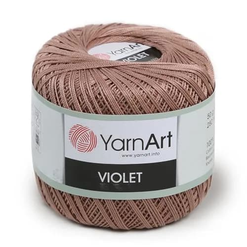 YarnArt Violet Lace Thread 1 Skein | 100% Mercerized Cotton for Summer Projects thumbnail 1