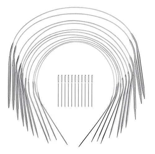 Coowayze 16 Inch Circular Knitting Needles Set, Stainless Steel Round Knitting Needles 1.5-5mm | 11 Sizes thumbnail 1