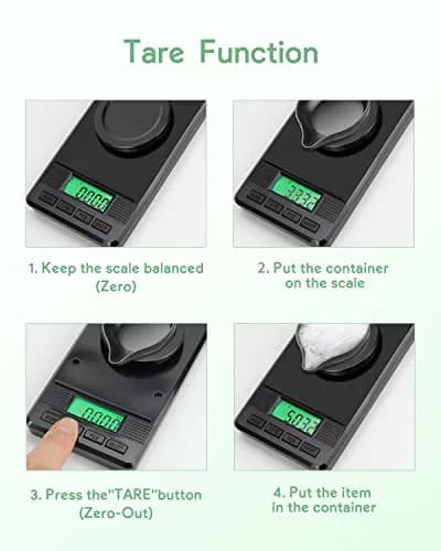 ZENCRO Milligram Scale 50g/0.001g | Ultra-Precision Digital Mg Scale for Jewelry & Pharma thumbnail 5