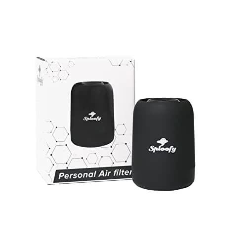 Sploofy PRO II - Personal Smoke Air Filter - Trap Smoke & Odor - Up to 500 Uses (Black) thumbnail 4