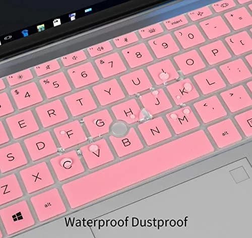 CaseBuy Keyboard Cover for HP EliteBook 840 G7 G8 14" Notebook, HP EliteBook 845 G8 G7 14" Pink | Ultra-thin, Dust & Spill Proof thumbnail 5