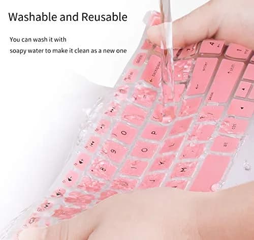 CaseBuy Keyboard Cover for HP EliteBook 840 G7 G8 14" Notebook, HP EliteBook 845 G8 G7 14" Pink | Ultra-thin, Dust & Spill Proof thumbnail 7