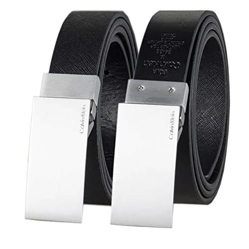 Calvin Klein Reversible Dress Belt with Plaque Buckle 32mm | Versatile & Stylish (70-120 chars) thumbnail 1