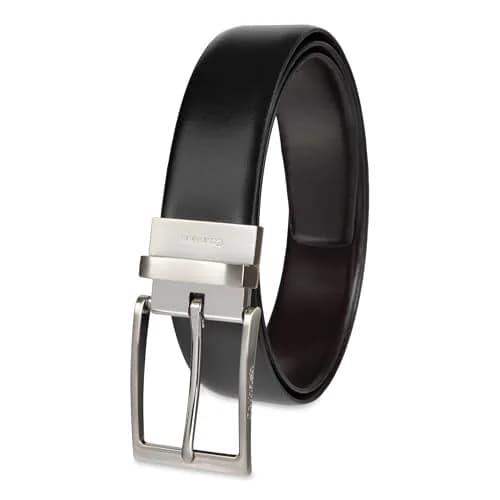 Calvin Klein Reversible Men's Belt Deep Black/Brown X-Large | Versatile 2-in-1 Formal Accessory thumbnail 1