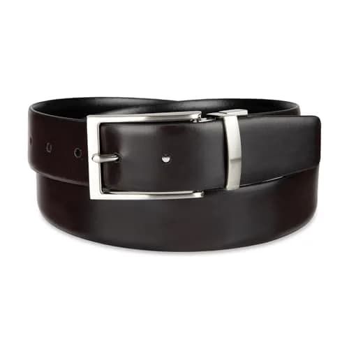 Calvin Klein Reversible Men's Belt Deep Black/Brown X-Large | Versatile 2-in-1 Formal Accessory thumbnail 3