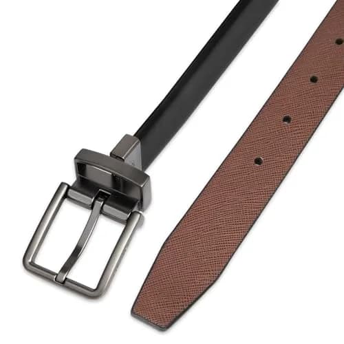 Calvin Klein Men's 2-in-1 Reversible Leather Dress Belt | Versatile Formal & Casual Accessory thumbnail 5