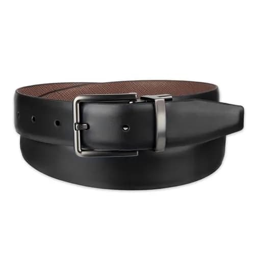 Calvin Klein Men's 2-in-1 Reversible Leather Dress Belt | Versatile Formal & Casual Accessory thumbnail 2