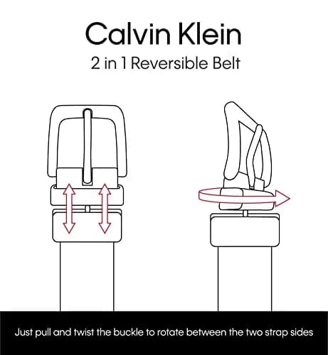 Calvin Klein Women's Reversible Belt, White/Black Plaque, Small | Classic 2-in-1 Reversible Design thumbnail 6