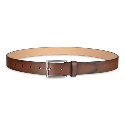 Calvin Klein Men's Dress Belt, Cognac, Medium | Classic Formal Accessory thumbnail 4