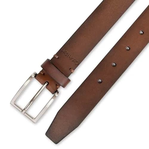Calvin Klein Men's Dress Belt, Cognac, Medium | Classic Formal Accessory thumbnail 5