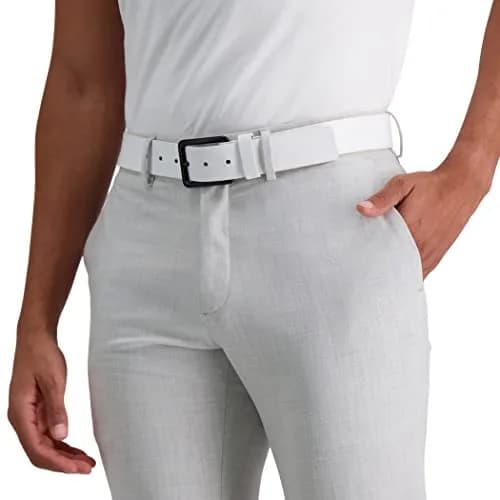 Calvin Klein Men's Casual Jean Belt, White, Small | Classic Casual Accessory for Everyday Wear thumbnail 6