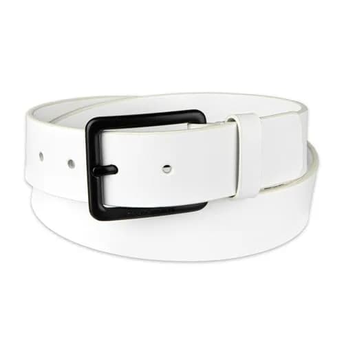Calvin Klein Men's Casual Jean Belt, White, Small | Classic Casual Accessory for Everyday Wear thumbnail 2