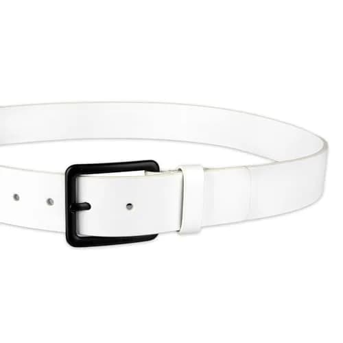 Calvin Klein Men's Casual Jean Belt, White, Small | Classic Casual Accessory for Everyday Wear thumbnail 3