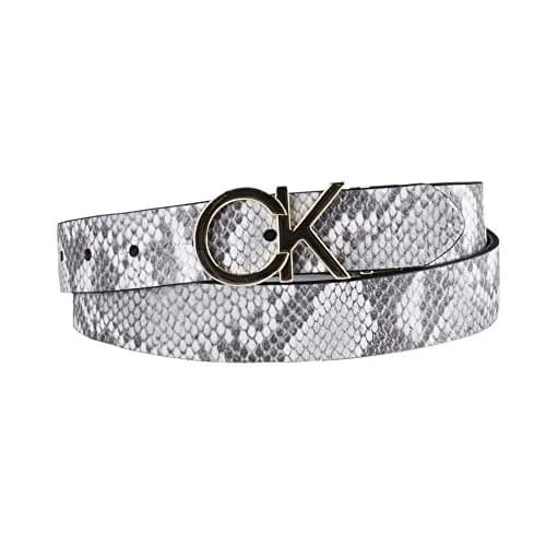 Calvin Klein Reversible Belt Black/Grey Plaque X-Large | Classic 2-in-1 Style thumbnail 2