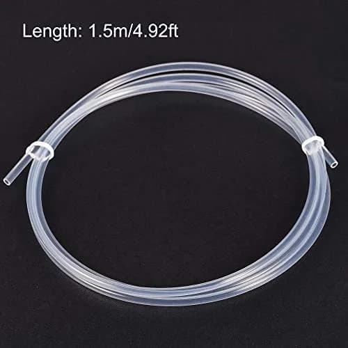 uxcell PTFE Tubing Hose 2.5mm IDx4mm OD | High Temp, Corrosion Resistant, 4.92ft thumbnail 4