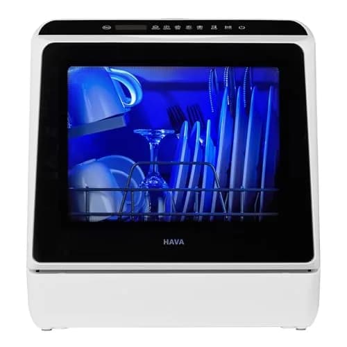 HAVA Countertop Dishwasher 6 Programs Portable with Water Tank | Compact & Energy Saving (70-120 chars) thumbnail 1