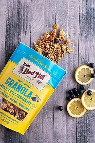 Bob's Red Mill Pan-Baked Granola Lemon Blueberry | Gluten-Free, Non-GMO, 11 Oz (Pack of 3) thumbnail 5