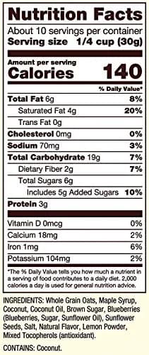 Bob's Red Mill Pan-Baked Granola Lemon Blueberry | Gluten-Free, Non-GMO, 11 Oz (Pack of 3) thumbnail 3