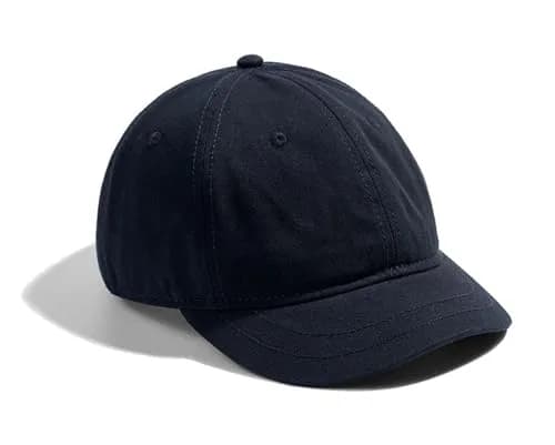 Zegoo Short Brim Golf Cap One Size Navyblue | Adjustable Cotton Hat for Men & Women thumbnail 1