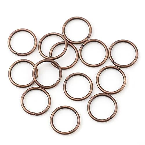 HDSupplies 200 Pieces - 3mm Jump Rings Antique Copper Tone Extra Small | Jewelry Findings thumbnail 1