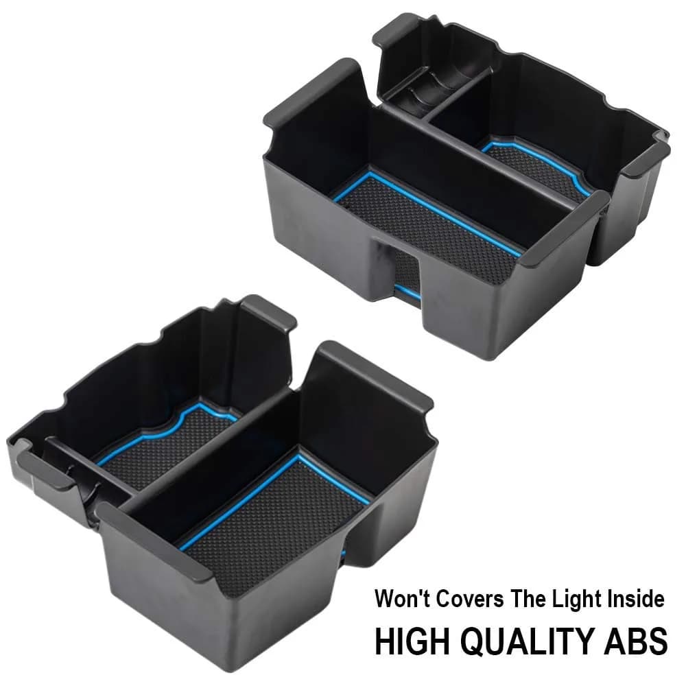 EDBETOS Center Console Organizer Tray for Jeep Wrangler JL/JLU 2018-2026 & Gladiator JT 2020-2026 with Blue Trim | Adds Storage & Tidiness - view 5