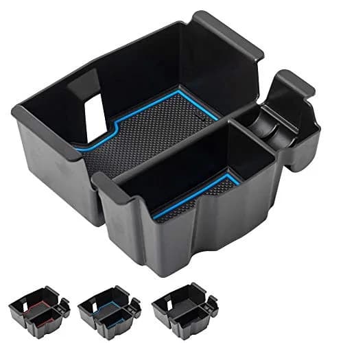 EDBETOS Center Console Organizer Tray for Jeep Wrangler JL/JLU 2018-2026 & Gladiator JT 2020-2026 with Blue Trim | Adds Storage & Tidiness thumbnail 7
