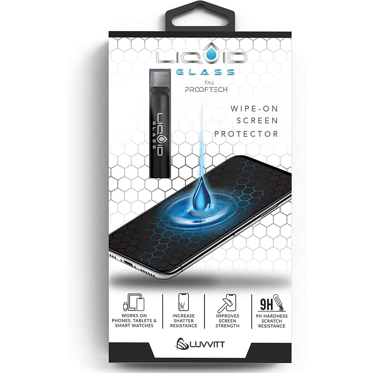 LIQUID GLASS Screen Protector for All Smartphones Tablets and Watches | Scratch & Shatter Resistant Nano Coating