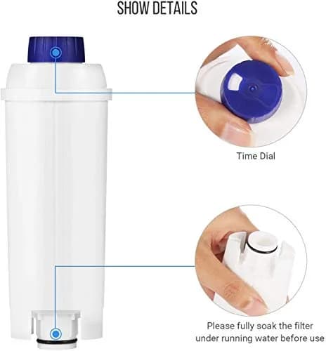 Somune Water Filter for Delonghi DLSC002, 4-Pack | Active Carbon Fabric Softener for ECAM, Esam, ETAM, BCO, EC Coffee Machines thumbnail 4