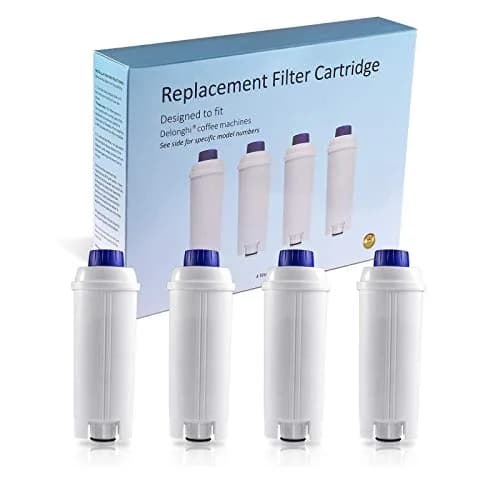 Somune Water Filter for Delonghi DLSC002, 4-Pack | Active Carbon Fabric Softener for ECAM, Esam, ETAM, BCO, EC Coffee Machines thumbnail 1