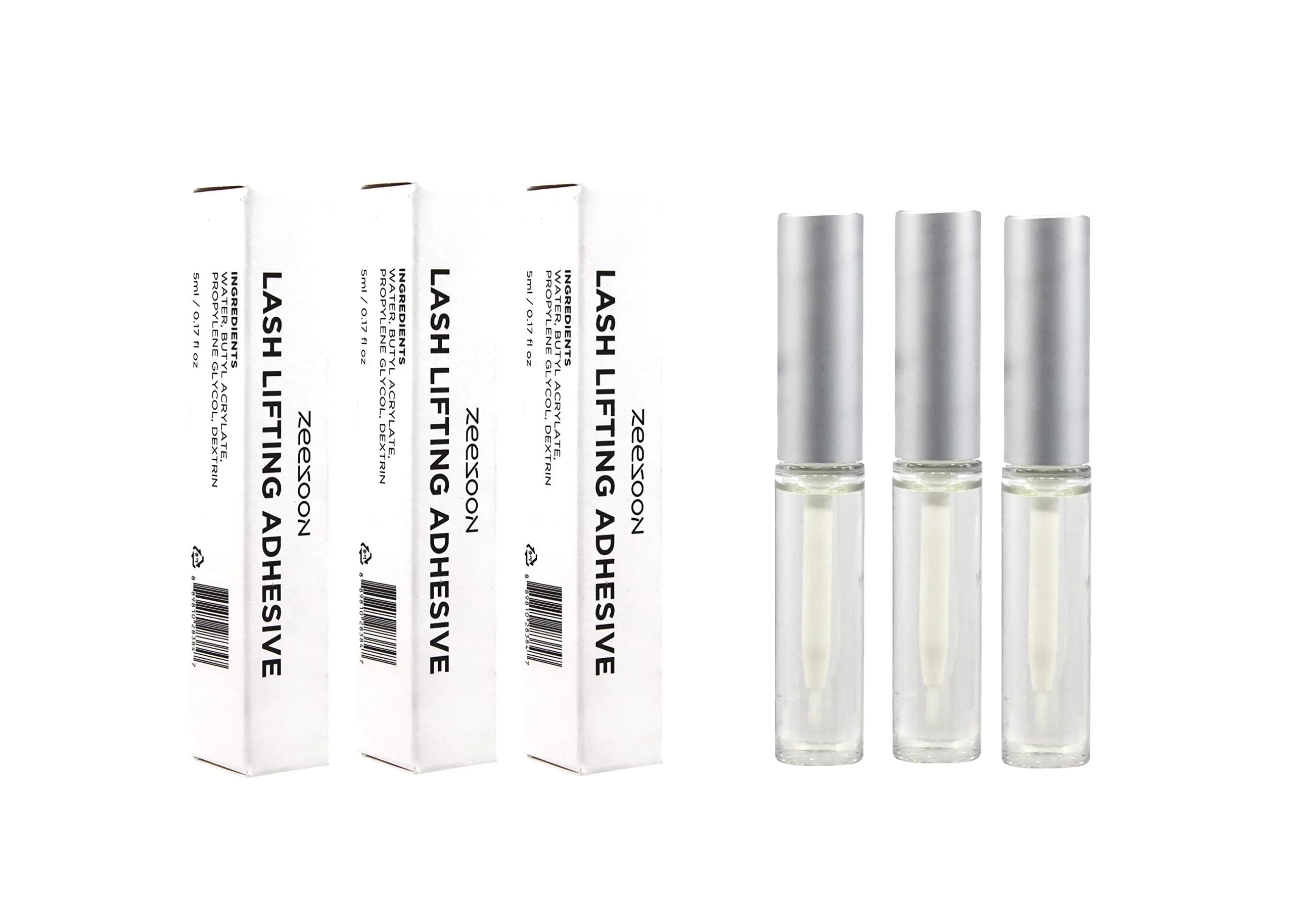 ZeeSOON Lash Lifting Adhesive 5ml | Odorless, Latex-Free, Quick-Drying for Eyelash Perming — Clear