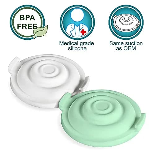 Nenesupply Pump Seals Compatible with Elvie Breast Pump Parts | Medical Grade Silicone, 2 pcs thumbnail 6
