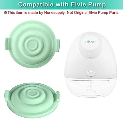 Nenesupply Pump Seals Compatible with Elvie Breast Pump Parts | Medical Grade Silicone, 2 pcs thumbnail 2